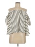 Assorted Brands Ivory Short Sleeve Blouse Size M (estimated) - photo 1