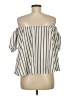 Assorted Brands Ivory Short Sleeve Blouse Size M (estimated) - photo 2