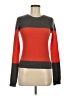 Theory Color Block Red Pullover Sweater Size M - photo 1