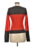 Theory Color Block Red Pullover Sweater Size M - photo 2