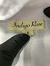 Indigo Rose White Long Sleeve Blouse Size S - photo 7