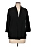 Hampshire Studio Black 3/4 Sleeve Blouse Size L - photo 1