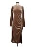 Old Navy Solid Brown Casual Dress Size M - photo 1