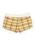 Make + Model 100% Polyester Plaid Yellow Shorts Size S - photo 2