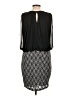 Perceptions 100% Polyester Graphic Black Cocktail Dress Size 14 (petite) - photo 2