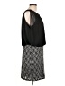 Perceptions 100% Polyester Graphic Black Cocktail Dress Size 14 (petite) - photo 4