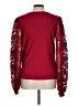 Willow & Root Burgundy Long Sleeve Blouse Size L - photo 2