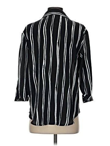 New York Clothing Co. 3/4 Sleeve Button-Down Shirt (view 2)