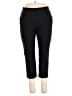 Lane Bryant Solid Black Active Pants Size 16 (petite) - photo 1