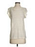 Banana Republic Ivory Short Sleeve Top Size XS - photo 1