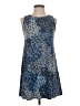 MSK Graphic Blue Cocktail Dress Size S (petite) - photo 1