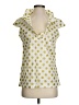 Devon Baer Polka Dots Yellow Sleeveless Blouse Size XS - photo 1