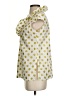 Devon Baer Polka Dots Yellow Sleeveless Blouse Size XS - photo 5