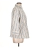 Riders by Lee Stripes Ivory 3/4 Sleeve Button-Down Shirt Size XL - photo 4