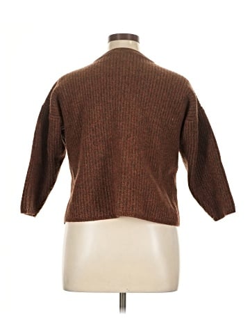 Linda Allard Ellen Tracy Wool Cardigan (view 2)