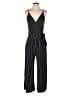 Kaileigh Stripes Black Jumpsuit Size M - photo 1