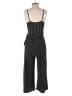 Kaileigh Stripes Black Jumpsuit Size M - photo 2