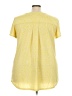 Roz & Ali Yellow Short Sleeve Blouse Size 3X - photo 2
