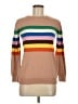 Assorted Brands 100% Cotton Color Block Tan Pullover Sweater Size M - photo 1