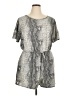 A Beautiful Soul Metallic Silver Romper Size XL - photo 1