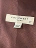 Equipment 100% Polyester Burgundy Brown Long Sleeve Blouse Size S - photo 7