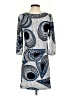 BCBGMAXAZRIA Graphic Blue Cocktail Dress Size XS - photo 2