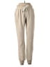 feat Solid Tan Casual Pants Size M - photo 1