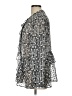 Chico's Metallic Silver Long Sleeve Blouse Size Lg (2) - photo 5