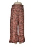Robert Louis Animal Print Red Casual Pants Size M - photo 1