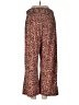 Robert Louis Animal Print Red Casual Pants Size M - photo 2