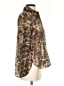 Bailey 44 Animal Print Brown Long Sleeve Blouse Size S - photo 4