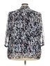 Cj Banks 100% Polyester Floral Blue 3/4 Sleeve Blouse Size 3X - photo 2