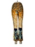 Assorted Brands 100% Viscose Print Gold Casual Pants Size 8 - photo 1