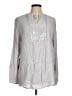 Chico's 100% Rayon Silver Long Sleeve Blouse Size Med (1) - photo 1
