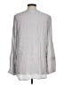Chico's 100% Rayon Silver Long Sleeve Blouse Size Med (1) - photo 2