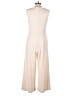 Calvin Klein Solid Ivory Tan Jumpsuit Size 10 - photo 2