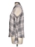 Maurices 100% Rayon Plaid Gray Sleeveless Button-Down Shirt Size L - photo 5
