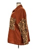 Shein Curve 100% Polyester Animal Print Brown Jacket Size 18 Plus (3) - photo 5