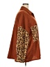 Shein Curve 100% Polyester Animal Print Brown Jacket Size 18 Plus (3) - photo 4