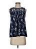 One September 100% Cotton Blue Sleeveless Blouse Size S - photo 1