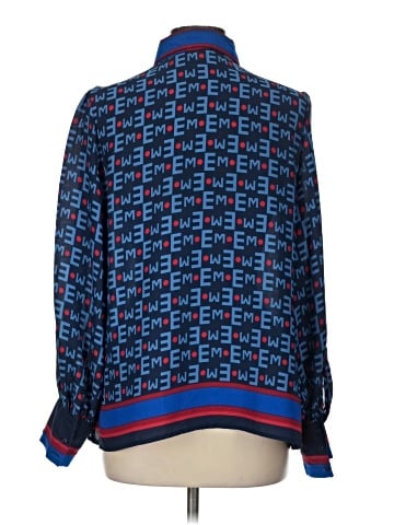 Eva Mendes by New York & Company Long Sleeve Blouse (view 2)