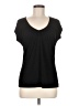 Chico's Black Short Sleeve Top Size Med (1) - photo 1
