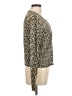 SML Design Animal Print Tan Cardigan Size M - photo 4