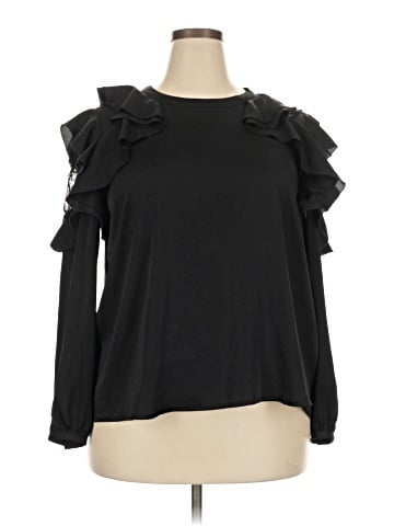 Worthington Long Sleeve Blouse (view 1)