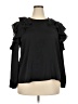 Worthington 100% Polyester Black Long Sleeve Blouse Size XXL (petite) - photo 1