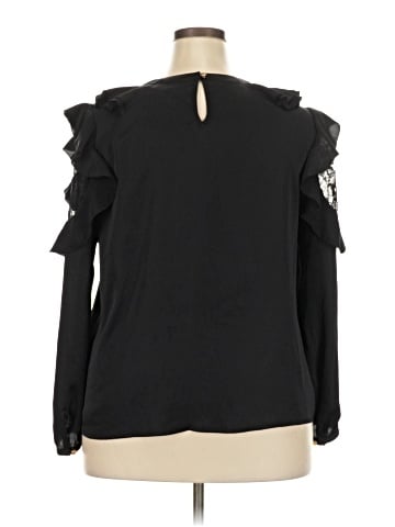Worthington Long Sleeve Blouse (view 2)