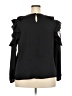Worthington 100% Polyester Black Long Sleeve Blouse Size XXL (petite) - photo 2