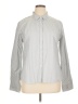 PETER MILLAR Stripes Gray Long Sleeve Button-Down Shirt Size XL - photo 1