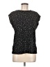 Saint + Sofia Polka Dots Black Sleeveless T-Shirt Size 6 - photo 1