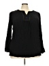 Terra & Sky Black Long Sleeve Blouse Size 3X - photo 1
